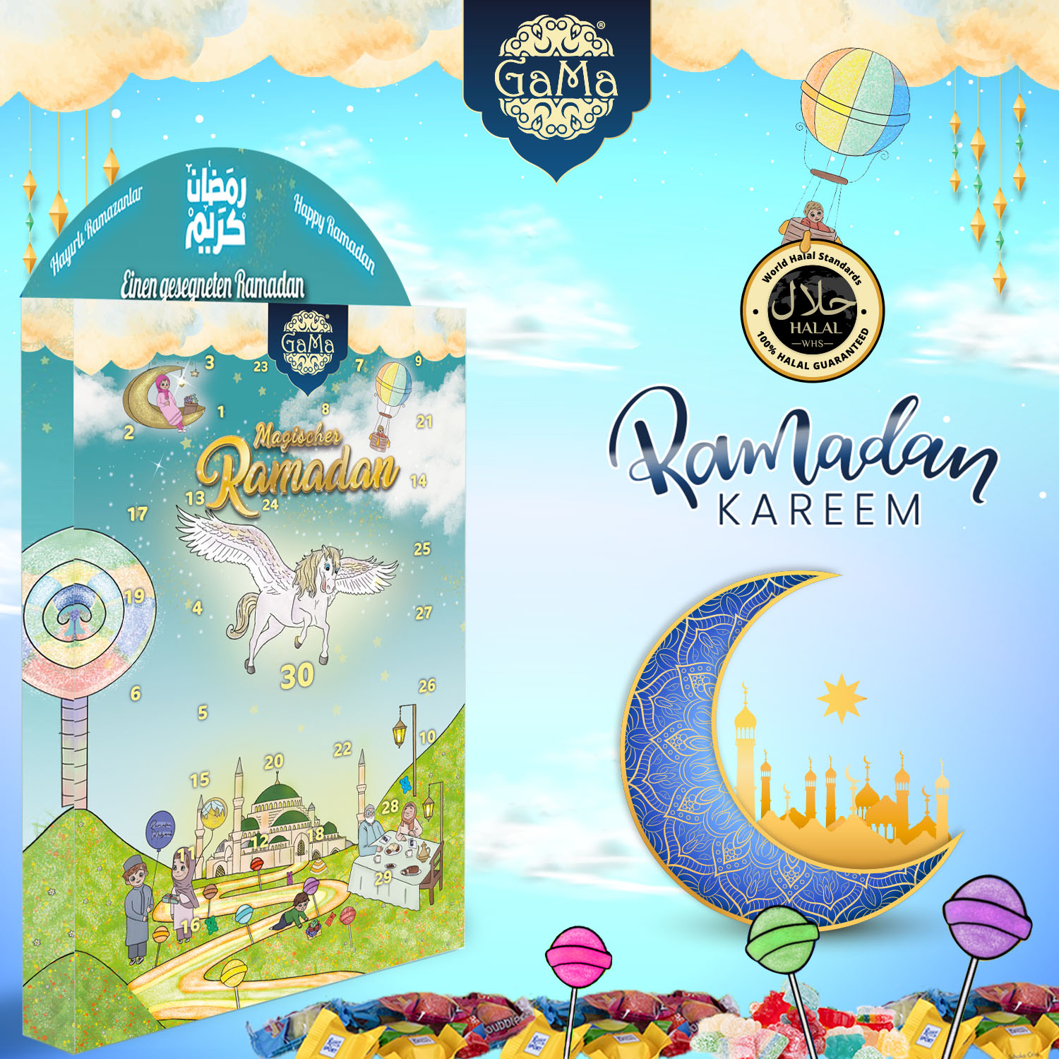 Ramadan Kalender mit Wunschname